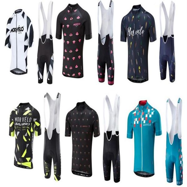 Morvelo Ciclismo Jersey Set para hombre Ropa Ciclismo Ropa MTB Bicicleta Ropa de bicicleta 2022 Bicicleta Uniform235i