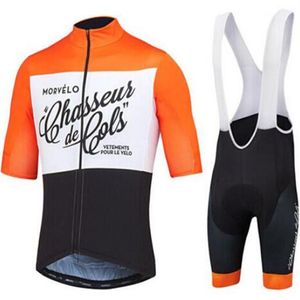 Morvelo Zomer Wielertrui Bib Set Mountainbike Kleding MTB Fiets Kleding Dragen Maillot Ropa Ciclismo Mannen Set2976