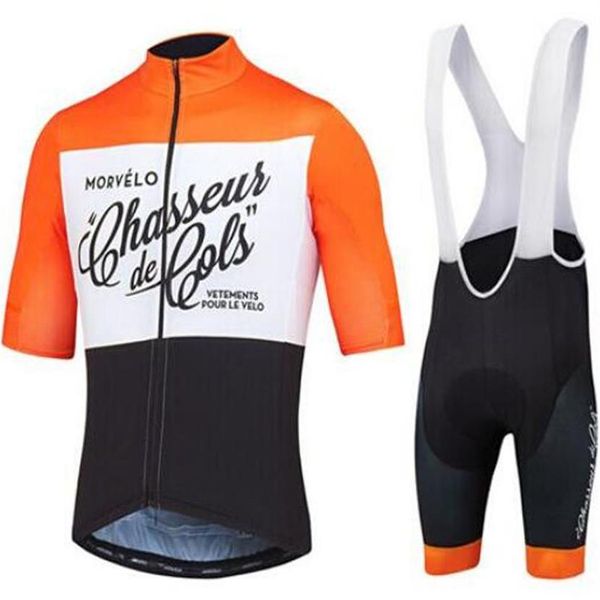 Morvelo verano peto y camiseta de Ciclismo conjunto Ropa para bicicleta de montaña MTB Ropa de bicicleta Maillot Ropa Ciclismo hombres Set318Y