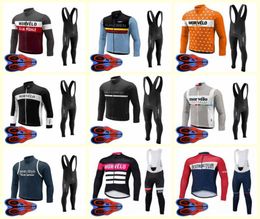 Morvelo Team Cycling Manches à manches longues Jersey Bib Pantals 2019 ROPA CICLISMO BICYCLE MTB Vêtements Fashion Sportswear U8281783422906674857