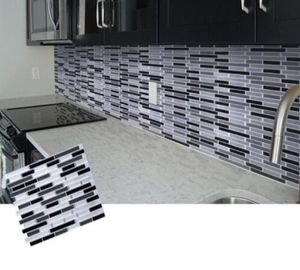 Mosaïque Auto-adhésif carrelage Backseret Sticker Sticker Bathroom Kitchen Home Decor DIY W42589811