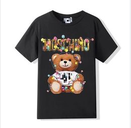 Moschin 2023 Designer High-Grade dames t-shirt t-shirt heren en damesstijl Crewneck korte mouw T-shirt mode afdrukken losse t-shirt moschins 2 427