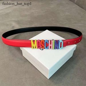 Moschinno Belt Chino Width 2,5 cm Mirror Kwaliteit 10a Designer Belt Dames Gift Zwart en Wit Leather Buckle Aaaa Mos Belt 4906