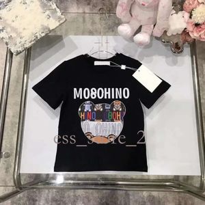 MOSCHINNO Shirt Mos Designer Tees Kids Fashion T-shirts garçons filles lettre d'été