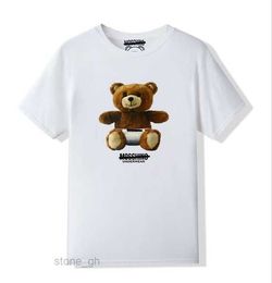 Moschino Herren-T-Shirts 2023 Moschino Designer hochwertiges Damen-Baumwoll-T-Shirt und Stil mit Rundhalsausschnitt und kurzen Ärmeln 7 VLUJ