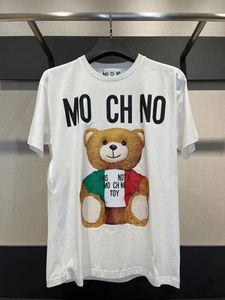 Moschino Dames Heren Ontwerpers T-shirts T-shirts Mode Letter Afdrukken Korte mouw Dame Tees Luxe Casual Kleding Tops T-shirts Kleding