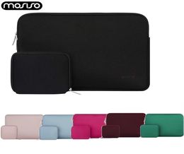 Sac d'ordinateur portable étanche Mosiso 116 12 13 133 14 156 pouces pour MacBook Pro Air Asus Neoprene Notebook Cover Scouve transport Case 210327432707