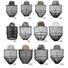 Muggenhoofdnethoed textielzon hoed met netten buiten wandelen camping tuinieren verstelbare groothandel fy3472