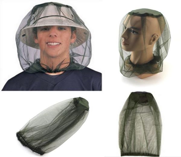 Mosquitera, sombrero para insectos, pesca, malla para la cabeza, Protector facial, malla mosquitera, sombrero para viajes, Camping, 1514083