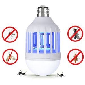 Lampe anti-moustiques, ampoule Bug Zapper, tueur d'insectes électronique, s'adapte à la douille d'ampoule E26/E27, lampe de nuit piège à moustiques