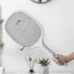 Mugmito Killer Lamp USB Oplaadbare elektrische opvouwbare mugmoordenaar Racket Fly Swatter 3000V Repellent Lamp