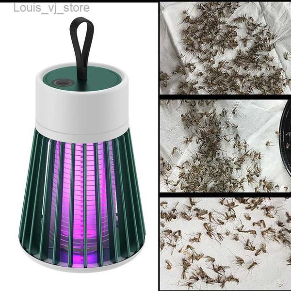 Lámparas asesinas de mosquitos 2022 nueva lámpara de mosquito eléctrica USB Flycatcher Mosquito repelente utilizado para dormitorio Repelentes de mosquitos al aire libre YQ240417