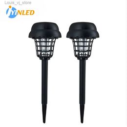 Mugmieten Killer Lampen 2 stks Outdoor Solar Mosquito Killer UV LED Waterdichte muggento Repellent Lamp Garden Lawn Mugmito Killer YQ240417