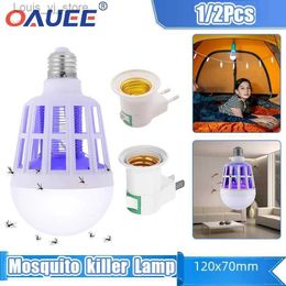 Lámparas asesinas de mosquitos Lámpara de control LED de 9W 220V Dispositivo de bombilla YQ240417