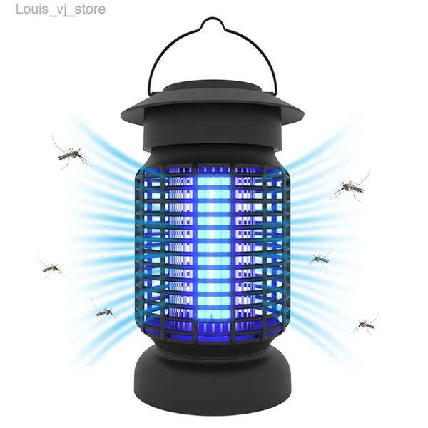 Lámparas de asesino de mosquitos Herramienta de asesino de mosquitos eléctricos Lámpara de mosquito de mosquitos Mosquito al aire libre e interiores 18w 368 nm Catchante de mosca silenciosa Púrpura YQ240417