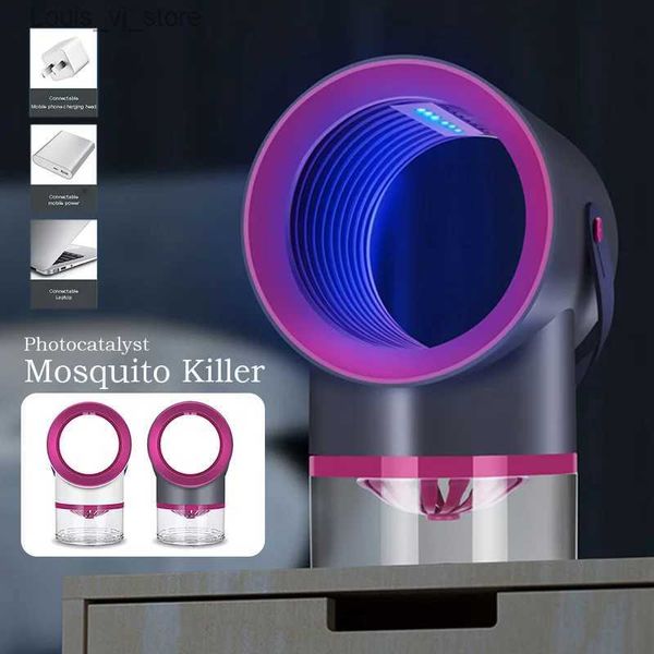 Mousquito Killer Lamps Killer LED Light Light USB Charger Trap Muggen Insect Electric Mosquito Repulling Outdoor YQ240417