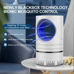 Muggen moordenaar lampen LED muggenlamp USB aangedreven muggen eliminator stille uv mug -eliminator ongediertebestrijding zomerse mug eliminator yq240417