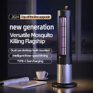 Mosquito Killer Lamps New Electric Mosquito Killer USB USB Portable 1200mAh Charges Mosquito Killer Hauler Intelligent Timing YQ240417