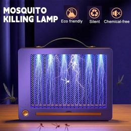 Mosquito Killer Lamps New Wall Mounted Electric Mosquito Killer Fly Bed Pung and Noise sans Noix YQ240417