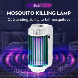 Mugmieten Killer -lampen krachtige fotokatalytische muggento -lamp met USB opladen Elektrische moordenaar Outdoor Fly Catcher Indoor Gebruik YQ240417
