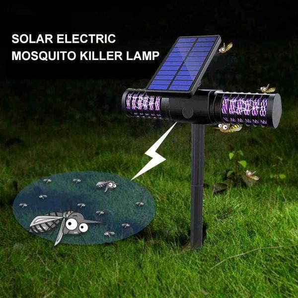 Lámparas asesinas de mosquitos lámpara de mosquito solar lámpara de mosquito al aire libre lámpara de mosquito lámpara de mosquito impermeable YQ240417