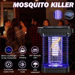 Mosquito Killer Lamps Solar Mosquito Repultent Lampe Chargement Immasé Électrique Doc Insecte Repule