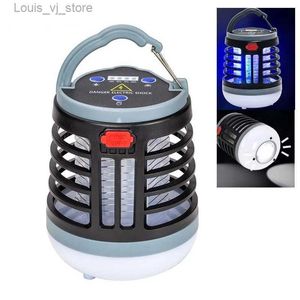 Mosquito Killer Lamps USB opladen UV LED -muggento Repellent Light Electric Flash Insect Repellent Light Outdoor Camping Light YQ240417