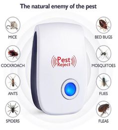Mosquito Killer Pest verwerpen controle elektronische ultrasone repeller verwerpt rattenmuis kakkerlakken Weerwillent anti -knaagdier Bug House Off1234379