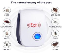 Mosquito asesino Plaga Rechazo Control Electronic Ultrasonic Repeller Rechazos de rata Rater Repelente Anti Rodent Bug House Off4873782