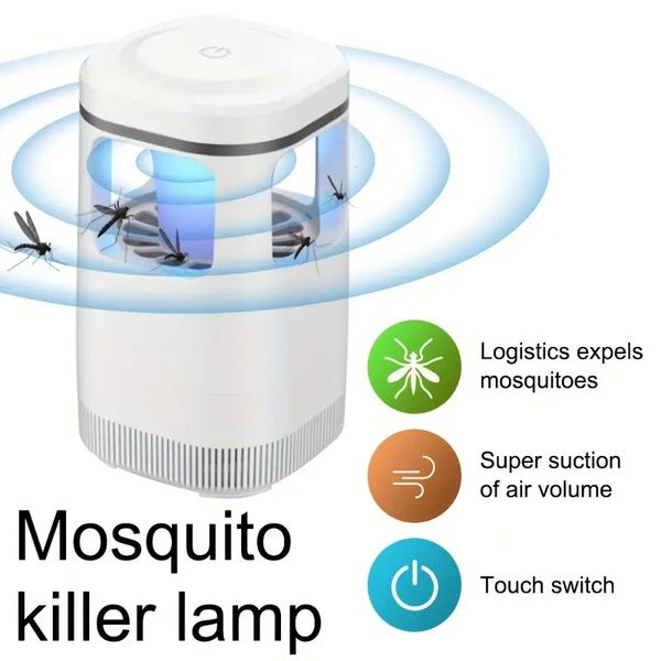 Lámpara Para Mosquitos Artefacto Repelente De Mosquitos Para El Hogar Trampa Para Mosquitos Para Interiores Supresión Electrónica De Moscas Dormitorio Absorción De Luz Seducción De Ondas Para Matar