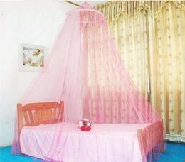 Moustique net 1 pc 2024 Super Deal Elegant Round Lace Insect Bed Canopy Netting rideau Dome Polyester Lithing Home Furniture