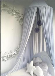 Klamboe children039s kamer decoratie chiffon licht ademend effen kleur droom hangende klamboe4767544