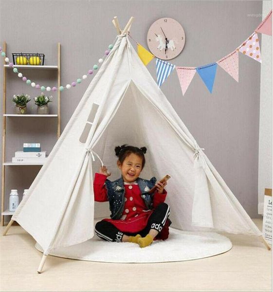 Mosquitera Niños Carpas portátiles Princess Castle 160cm Niños Tipi Interior Tent5179532