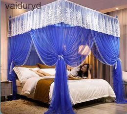 Mosquito Net Luxury Princess Bed Curtains 3 Openings Side Post Bed Home Canopy Netting Mosquito Net Litteur Pas Bracketvaiduryd
