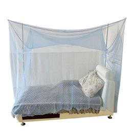 Mosquito Net Simple Square 1,6 m de large 1,8 m de long 1,5 m de haut en fibre polyester Multi-couleur Multi-couleur Facultatif