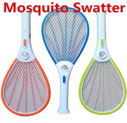 Mosquito Nets Swatter Bug Insect Electric Fly Zapper Killer Raquet Recargable con LED Linter Light Sundries Pest Conto16664460