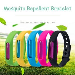 Bracelet anti-moustiques tueur de moustiques Bracelet en Silicone extérieur été enfants enfants insecte tueur bande Anti-moustique