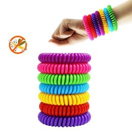 Bracelet anti-moustiques Bracelets antiparasitaire Protection contre les insectes pour adultes enfants en plein air Anti moustique bracelet en gros