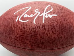 Moss Chubb Campbell Moon Elway Rice Montana Lamonic Hopkins Rodgers Dédicacé Signé Signature Autographe Ballon de football à collectionner