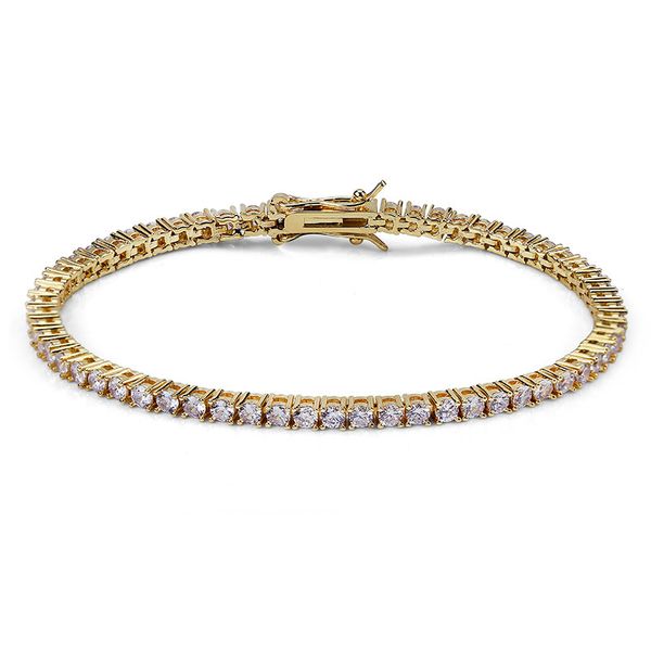 Bracelets de mossanite bracelet de tennis femmes bijoux de mode femme hommes 18k bracelet en or argent plaque de diamant bracelet de créateur bijoux pour fête d'anniversaire