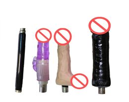 Les attachements de machines sexuelles les plus rentables pour les femmes et les hommes 6 cm Machines d'amour puissantes rétractables avec super grand Dildodildo WI4102303