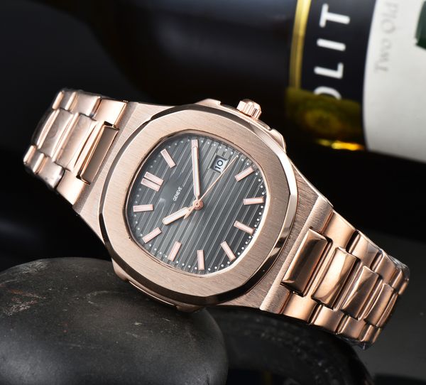 La plupart des montres féminines masculines de qualité de quartz de quartz montres de luxe marque de bracele
