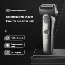 MOTA Electric Shaver Reciprocando alta y baja Shaver ajustable de dos velocidades Tipo-C Tipo-C recargable 240411