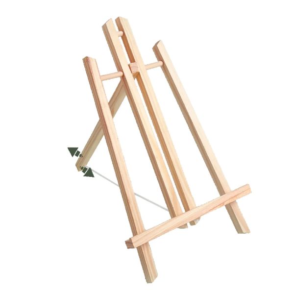 Motarro 1pcs Natural Wood Enel Frame Tripod Affiche Holder Table de mariage Table Nom Carte Stand Enfants Painting Display Craft