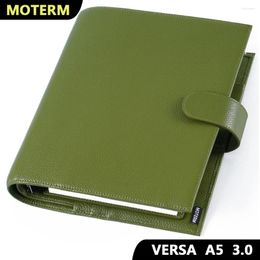 Moterm Versa A5 3.0 Organizer met 30 mm ringen Pebbled Style Planner File Pakket Multifunctionele agenda Diary Journal Notepad