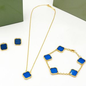 Collar de trébol de madreperla, joyería de diseñador, collares pendientes, cadena de moissanita, oro, plata, negro, blanco, rojo, verde, rosa, azul, flor, solitario, collares para mujer