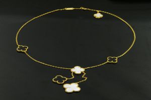 Collier pendentif en nacre glands amour dépenser gloire richesses femmes V fête colliers en titane 1906 bijoux classiques5193755