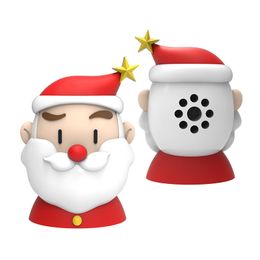 Moederdag op maat gemaakte kerstcadeau Cartoon draagbaar BT5.0 Santa Claus draadloze blauwe tandluidspreker