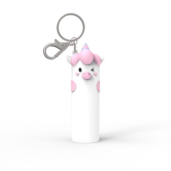 Día de la madre regalo Piglet Bear Unicornio Keychain USB 4800mAh Fast Charger Lindo animal portátil Mini bancos de energía por teléfono