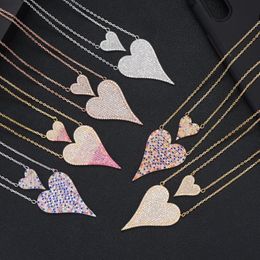 Moederdag Cadeau Trendy Sierlijke Initial Chokers Ketting Gepersonaliseerde Hart Stapelbare Kettingen voor vrouwen vriendin Vrouw gif286Y